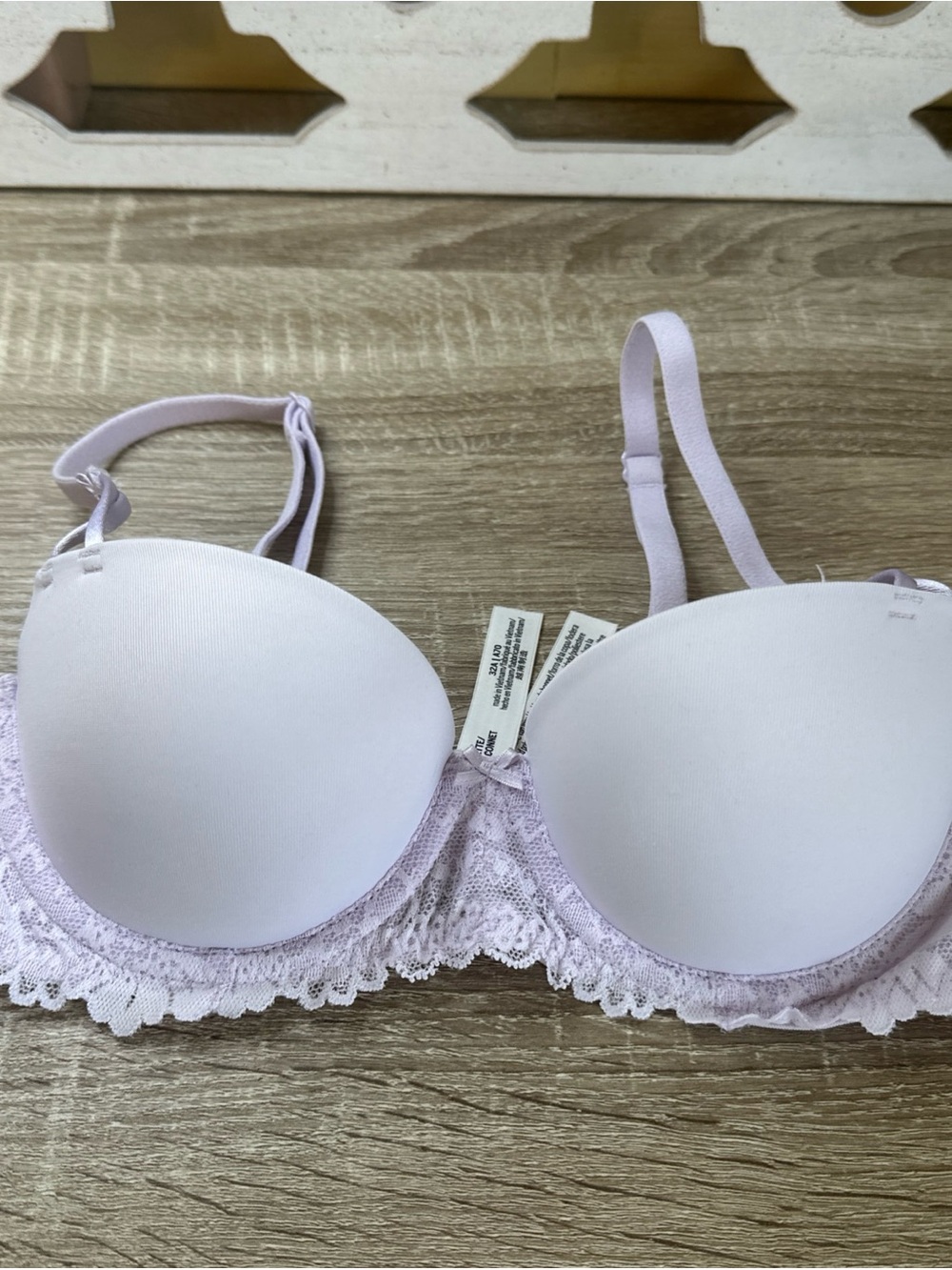 Pink By Victoria’s Secret, Push-Up Balconette Lavender Size 32 A